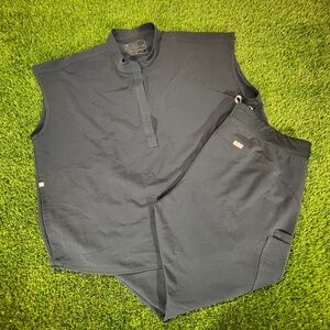 FIGS Women’s Technical Scrub Set XXL (Rafaela / Isabel) Dark Harbor